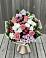 Букет цветов из: Альстромерии, Гвоздики, Розы и Хризантемы в Степаньково