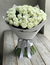Букет 35 Белых роз в Степаньково