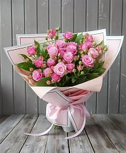 Букет Розовый кустик #REPLACE_PRED# Степаньково
