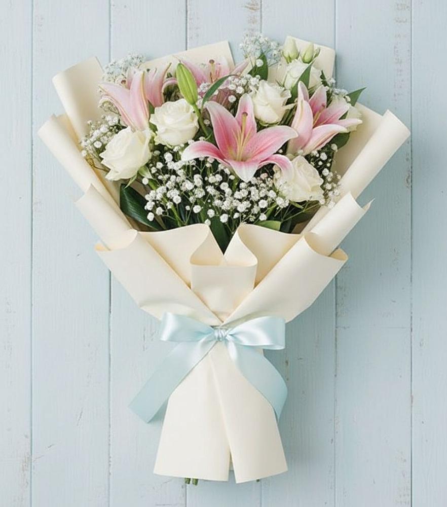 Букет цветов из: Лилии в Степаньково