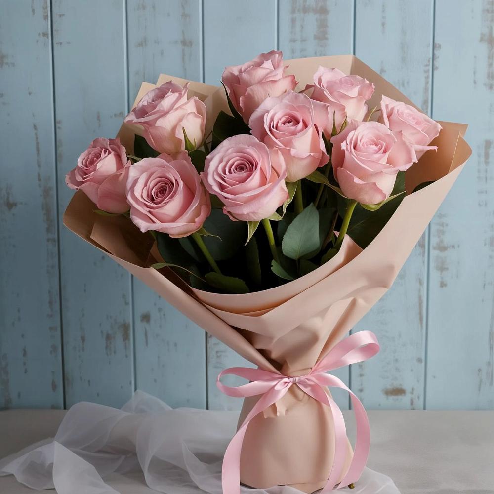 Букет цветов из: Розы в Степаньково