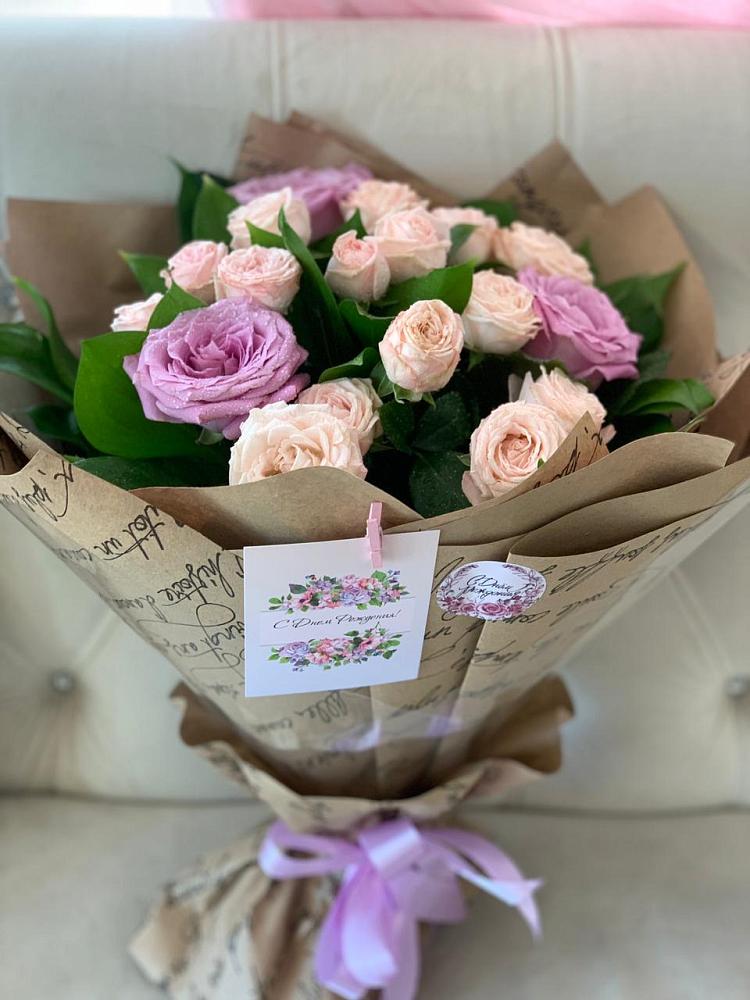 Букет цветов из: Розы в Степаньково