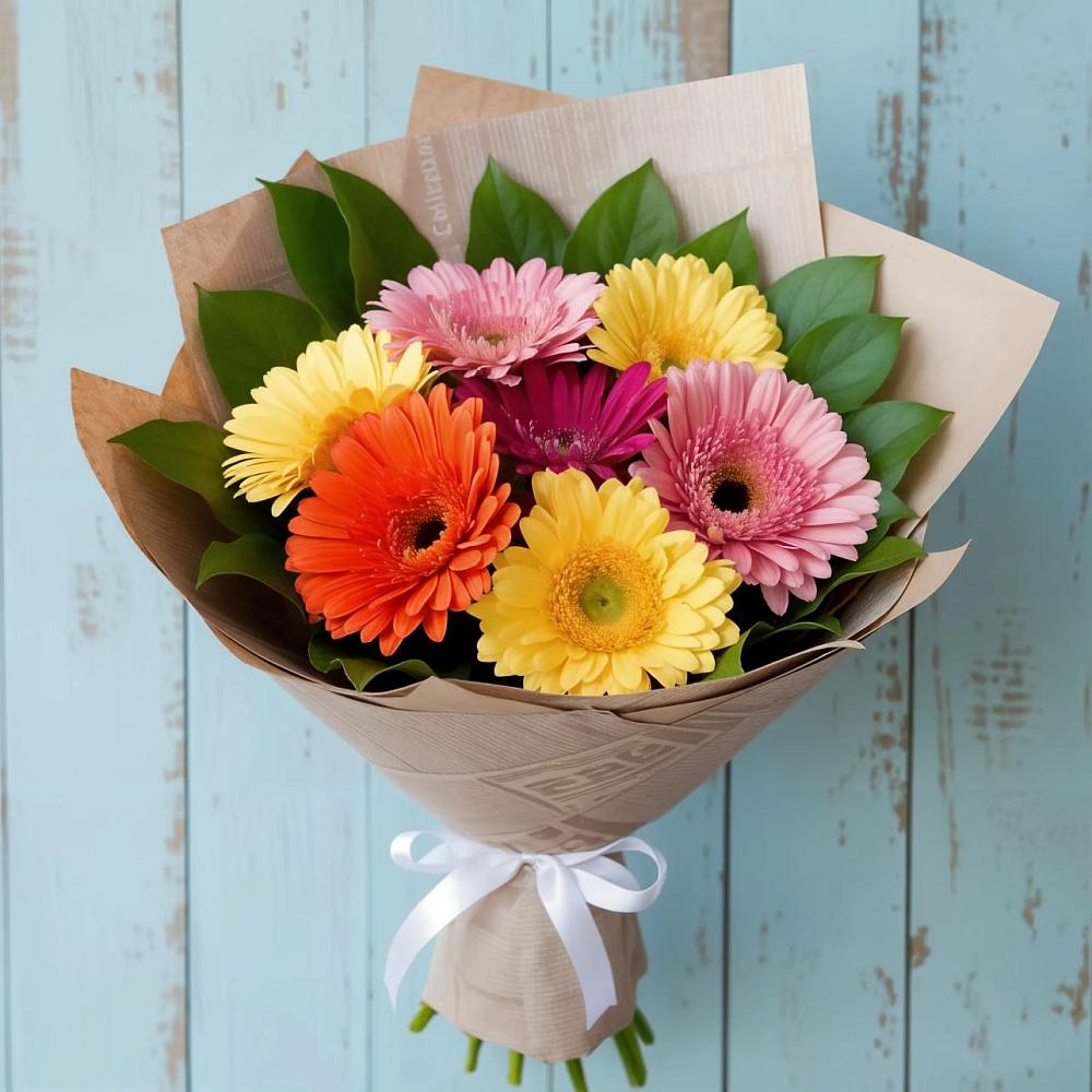 Букет цветов из: Герберы в Степаньково