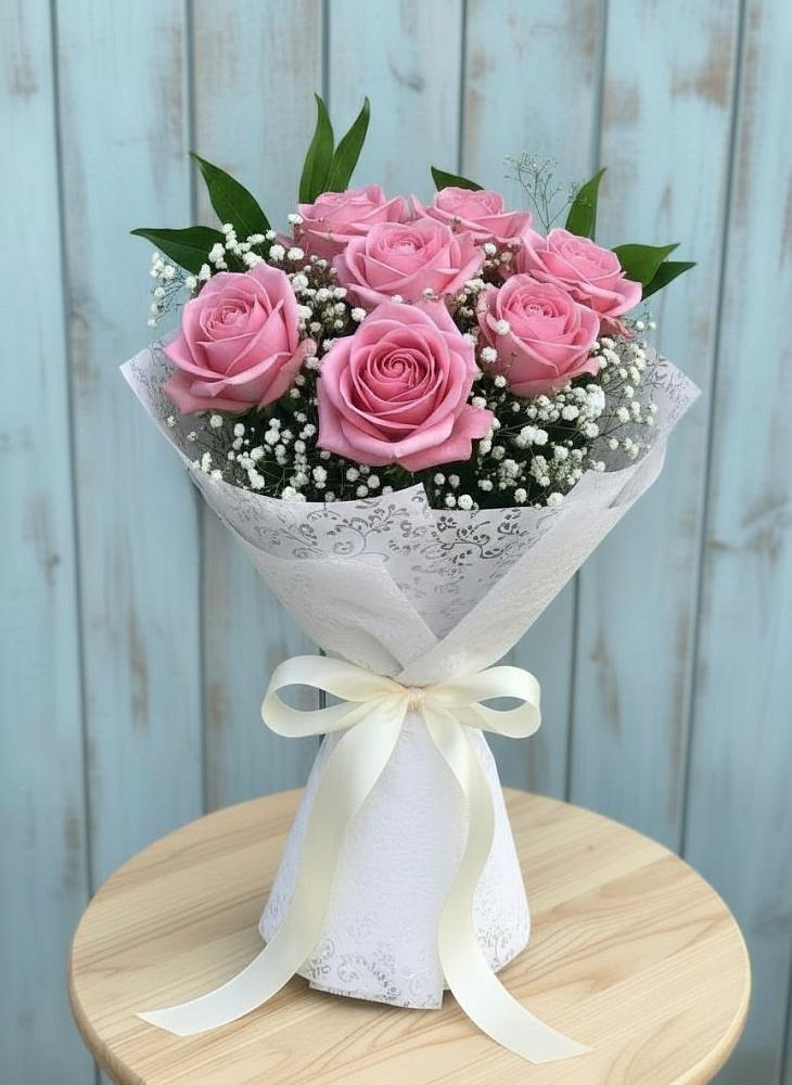 Букет цветов из: Розы в Степаньково