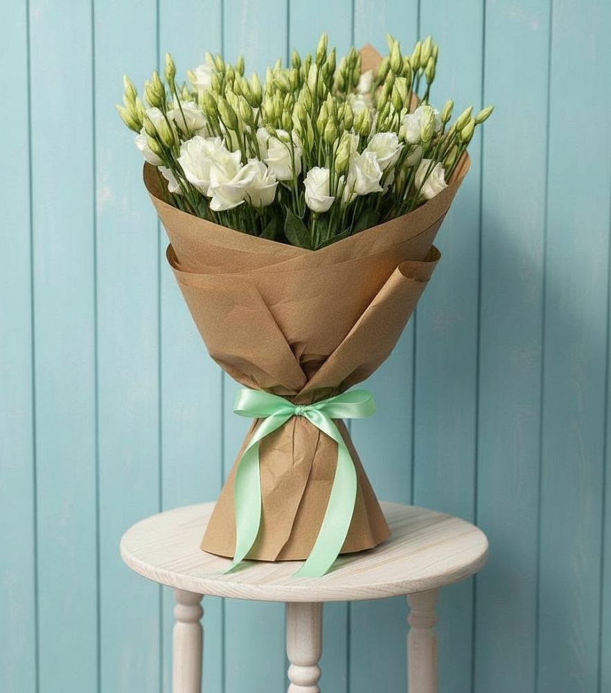 Букет цветов из: Лизиантусы в Степаньково