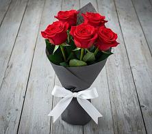 Букет 5 Красных роз Эдлесс Лав #REPLACE_PRED# Степаньково