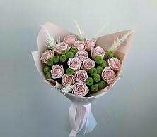 Букет цветов из:  Розы и Хризантемы #REPLACE_PRED# Степаньково