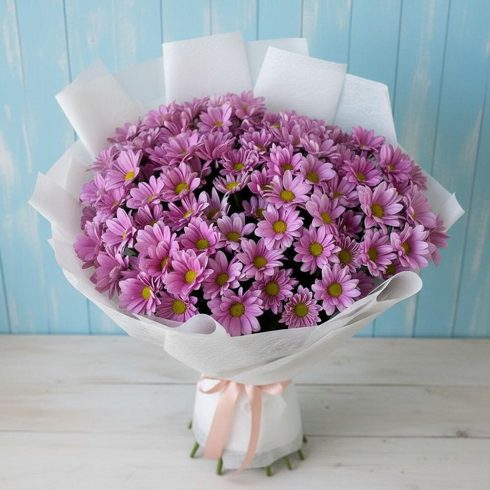 Букет цветов из: Хризантемы в Степаньково