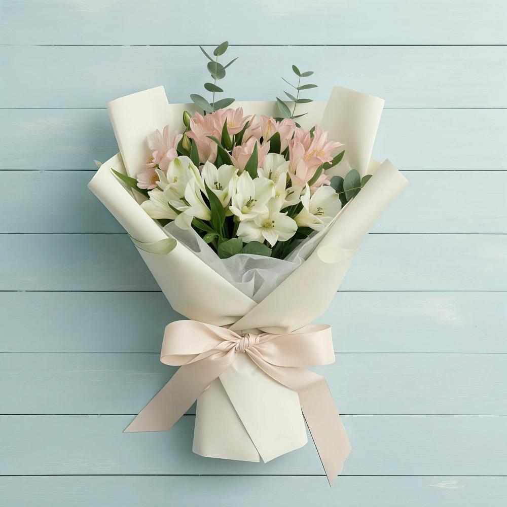 Букет цветов из: Альстромерии в Степаньково