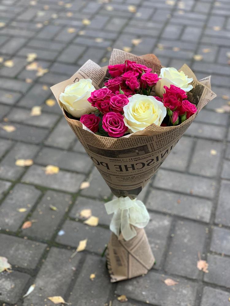 Букет цветов из: Розы в Степаньково