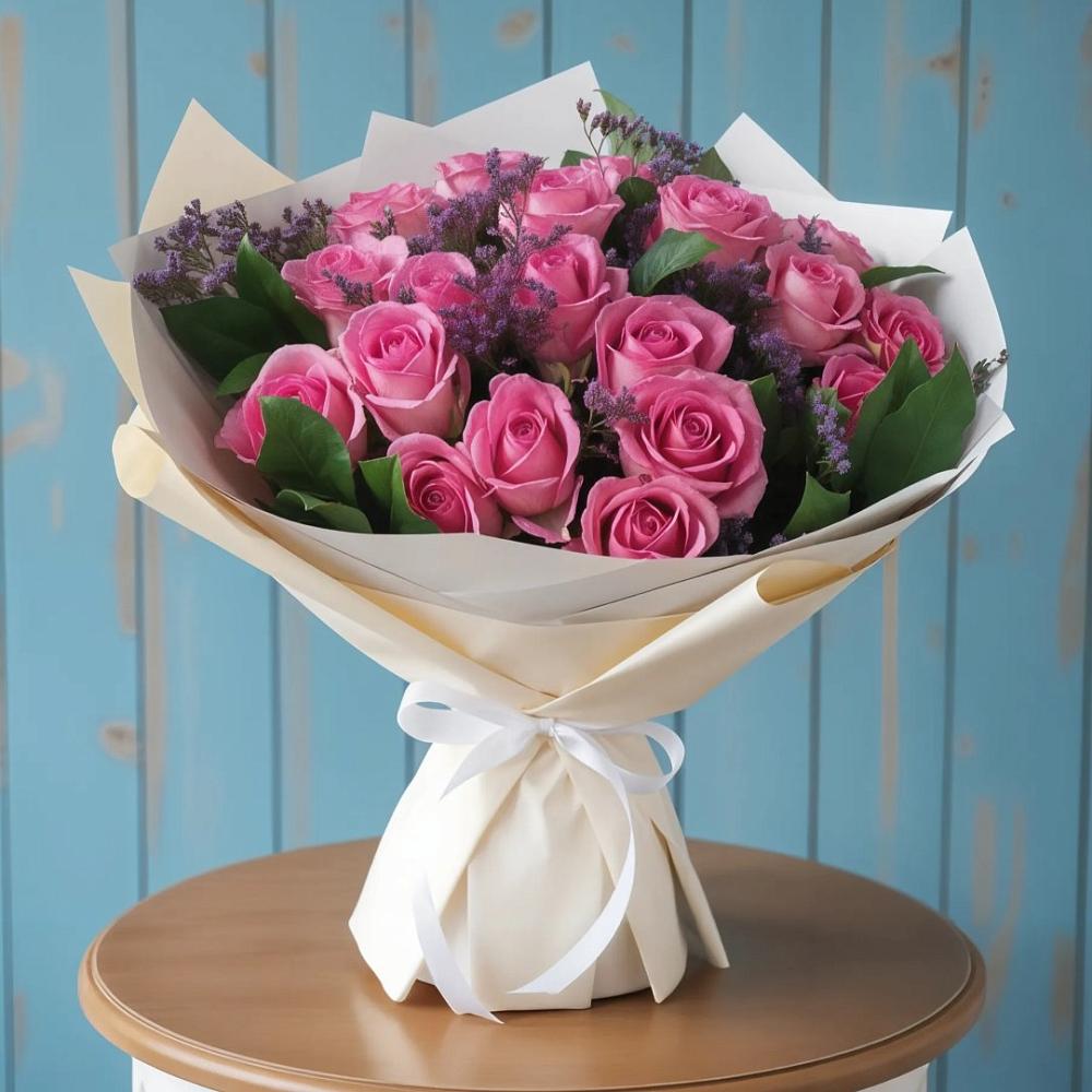 Букет цветов из: Розы в Степаньково