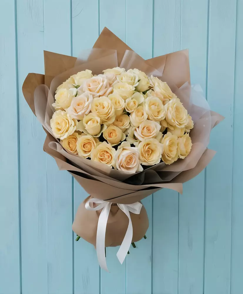 Букет Кремовое облако в Степаньково